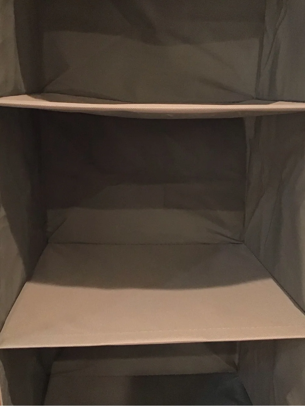 Hanging 6 Shelf Closet Organizer - Gray